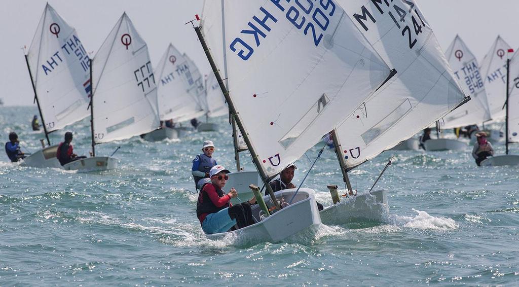 150+ youth sailors are expected for the Thailand Optimist National Championships. - Top of the Gulf Regatta © Guy Nowell